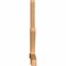Ekena Millwork Alberta Smooth Timber Gable Bracket, Western Red Cedar, 84"W x 49"H x 3 1/2"D x 3 1/2"F, 14/12 Pitch GBW084X49X0404ALB00SWR - alternate 3